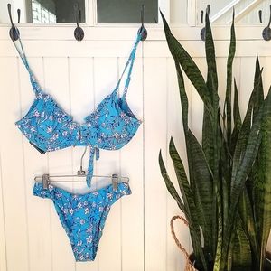 NWT! Gorgeous Aqua Blue 2 Piece Bikini